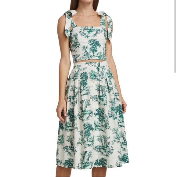 Cara Cara Dresses & Skirts - Cara Cara Helen Leaf Print Two Piece Set